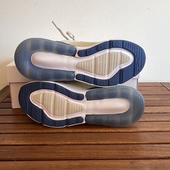 Nike Air Max 270 Light Bone/Diffused Blue USA Women 6.5/UK4/EU37.5(FQ8783-072) - Picture 9 of 13